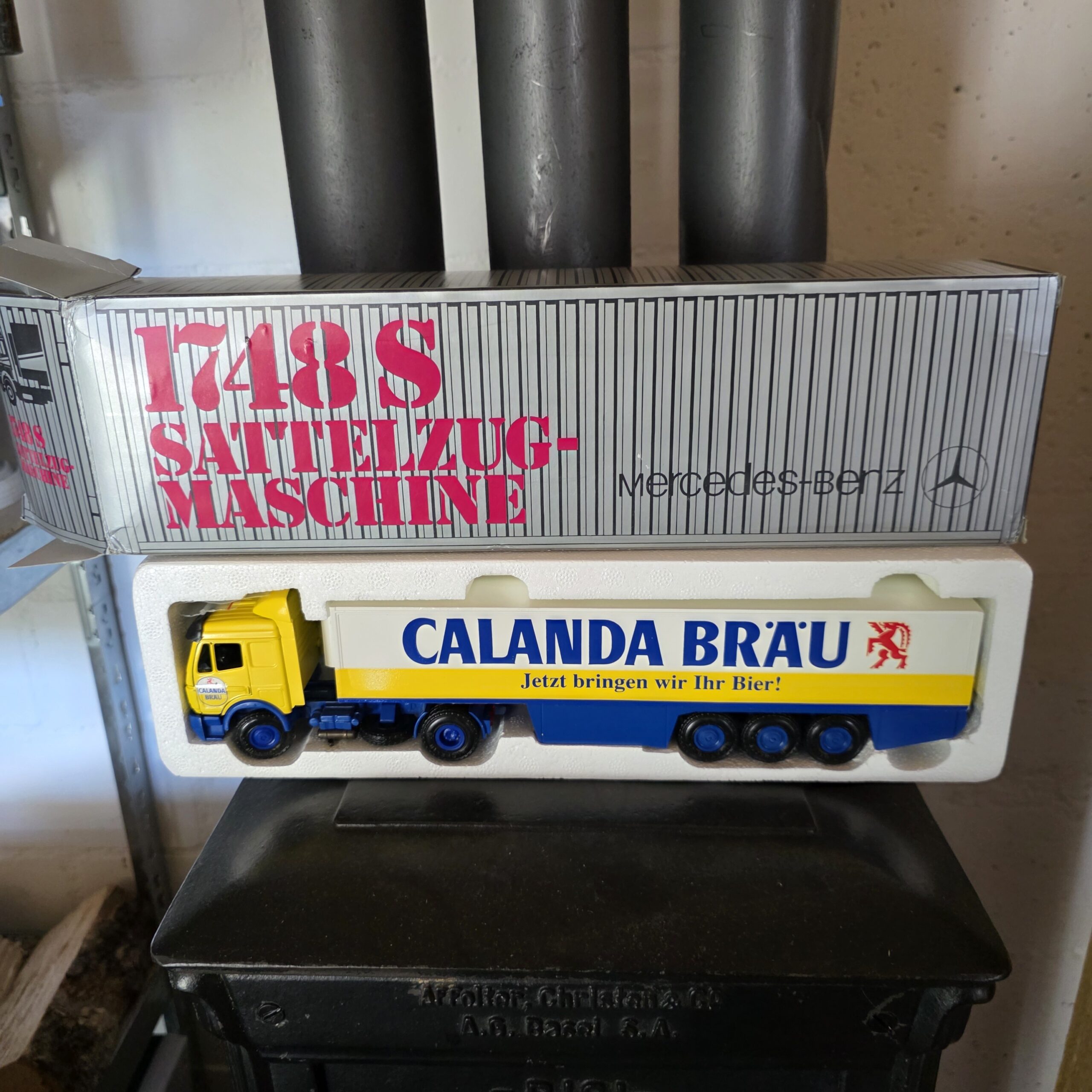 LKW Mercedes-Benz 1748S – Calanda Bräu Biertruck