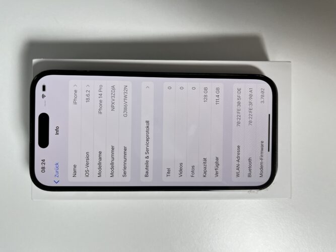 iPhone 14 Pro | 128gb | Space Black | Aufbereitet |