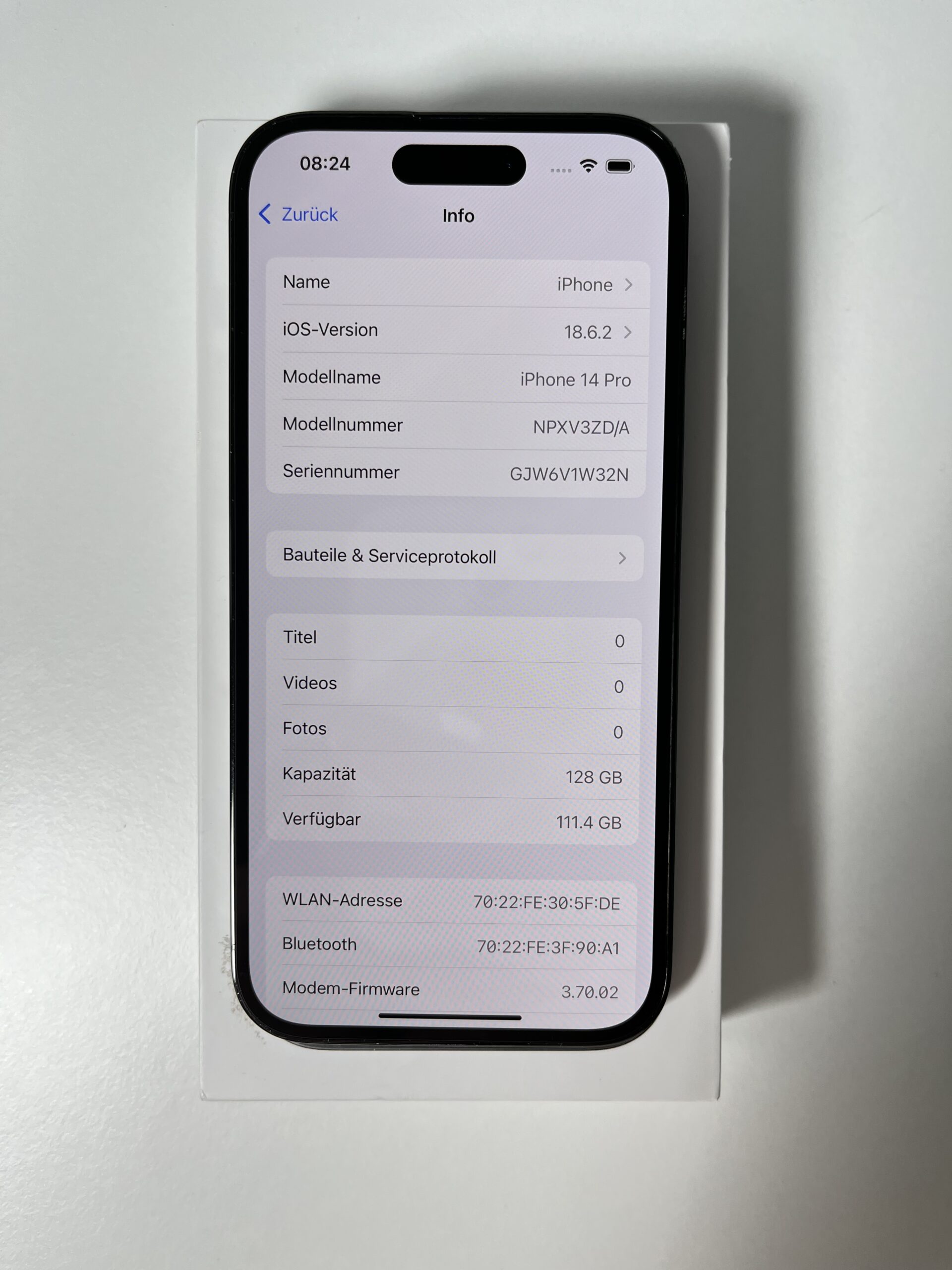 iPhone 14 Pro | 128gb | Space Black | Aufbereitet |
