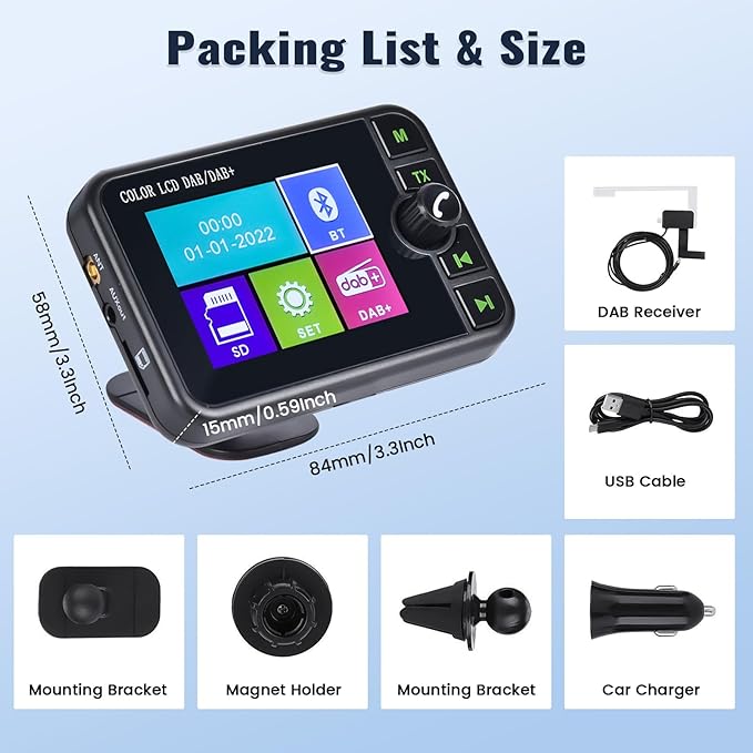 Transmitter DAB+Hifi OLDY Tuner Stereo Neu DIGITAL Radio