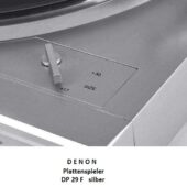 DENON PLATTENSPIELER DP 29 F Neue Nadel ersetzt Top Zustand