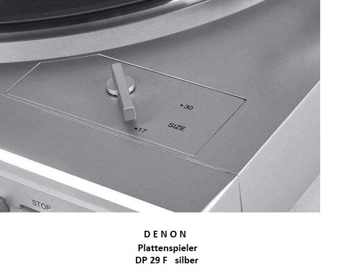 DENON PLATTENSPIELER DP 29 F Neue Nadel ersetzt Top Zustand