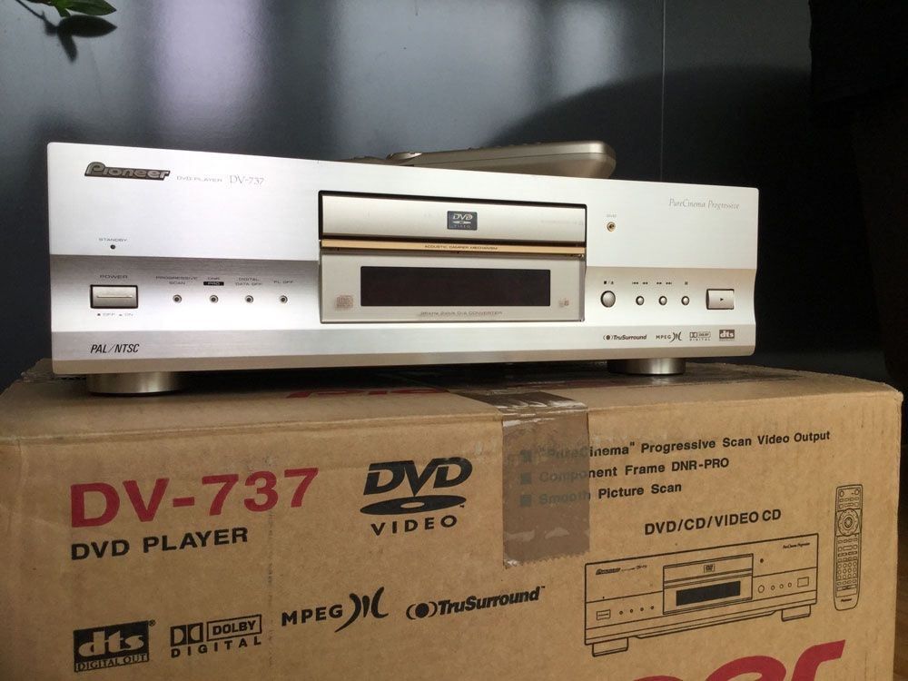 PIONEER DVD PLAYER GOLD Campagner Edition Top DV 737 Gold