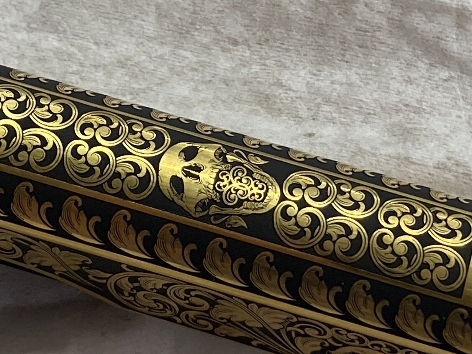 1911 Government Schlitten, graviert in 24-karätigem Gold, Ka