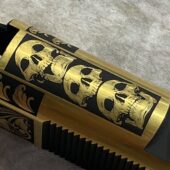 1911 Government Schlitten, graviert in 24-karätigem Gold, Ka