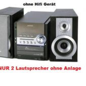DAEWOO Hifi Lautsprecher BOXEN – RH-433G 2 Weg System