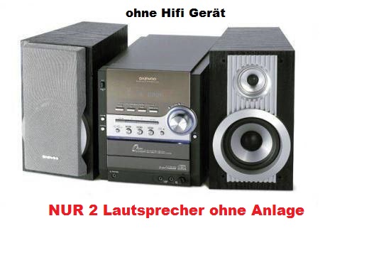 DAEWOO Hifi Lautsprecher BOXEN – RH-433G 2 Weg System